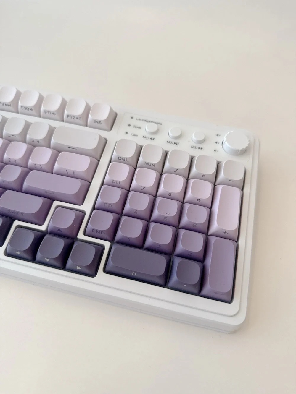 Brand new AULA S99 wireless keyboard - Lilac, creamy sound, RGB backlight, nob